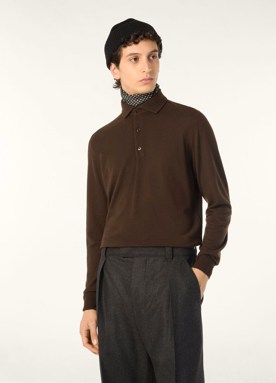 Polo Baby Cashmere Chocolate Noire