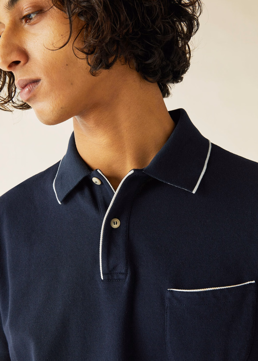 Regatta Cotton Polo Navy Blue
