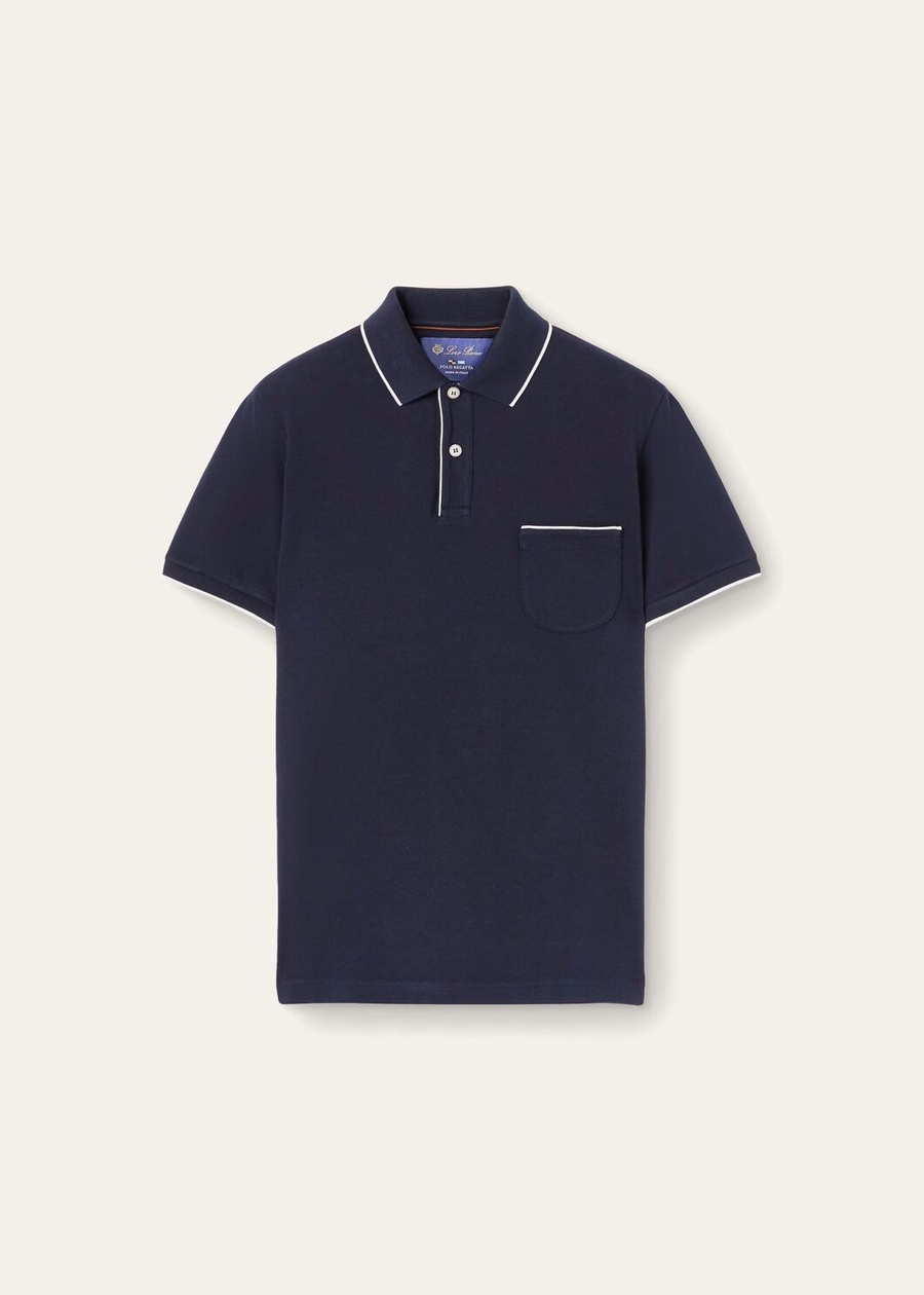 Regatta Cotton Polo Navy Blue