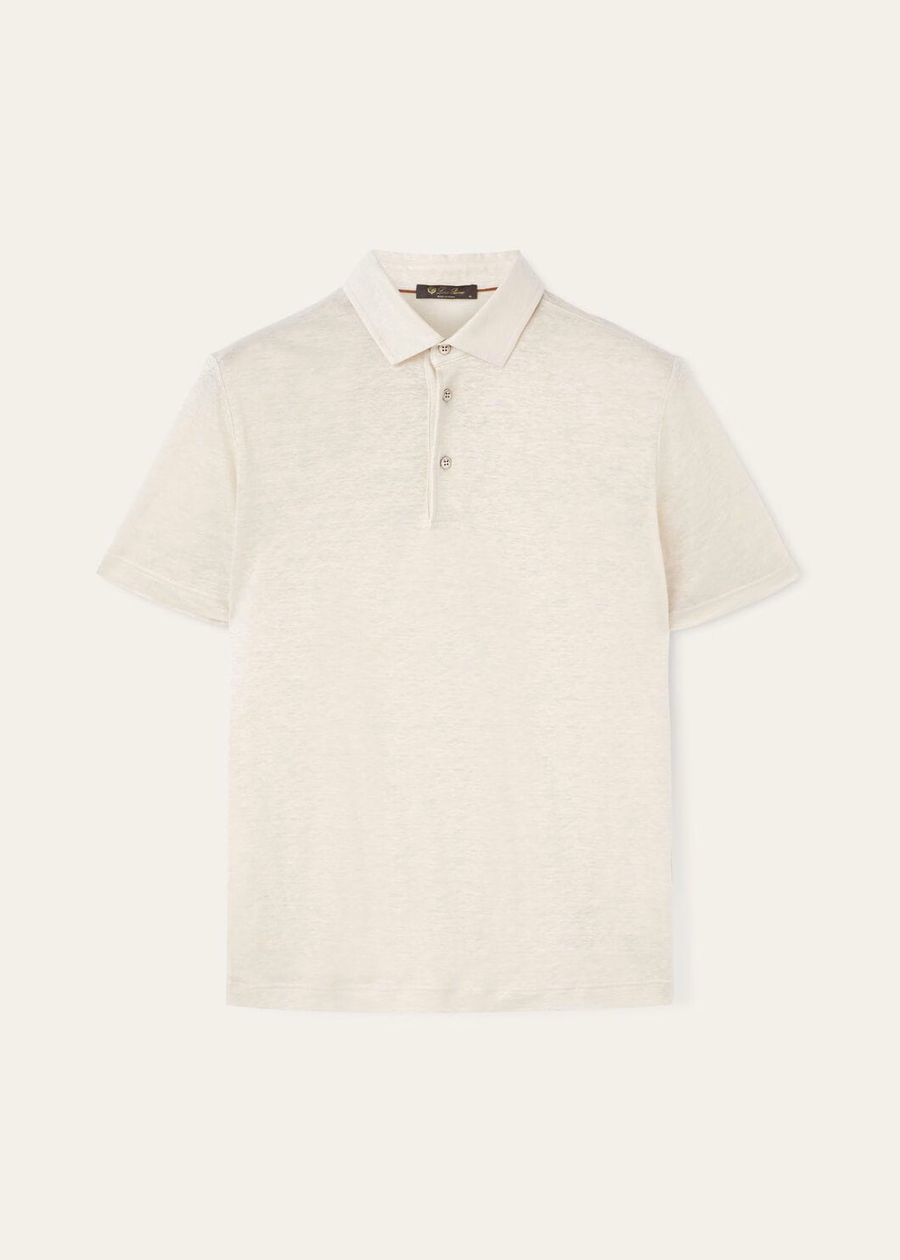 Polo Shirt In Winter Sand