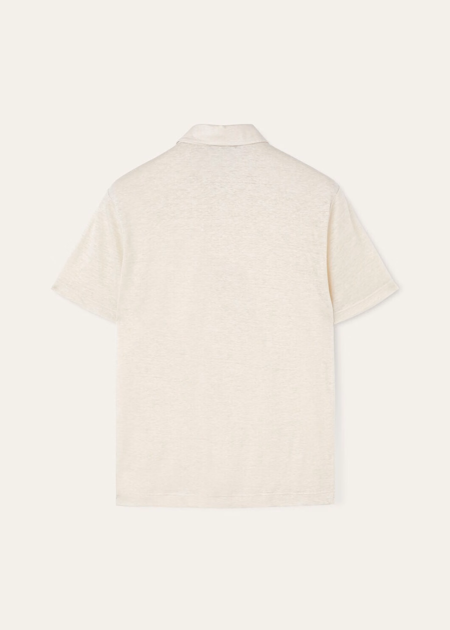 Polo Shirt In Winter Sand