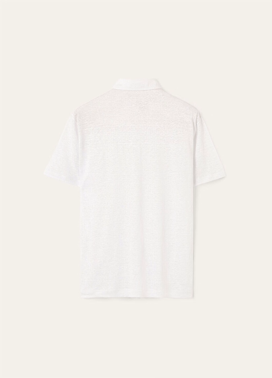 Polo Shirt In Optical White