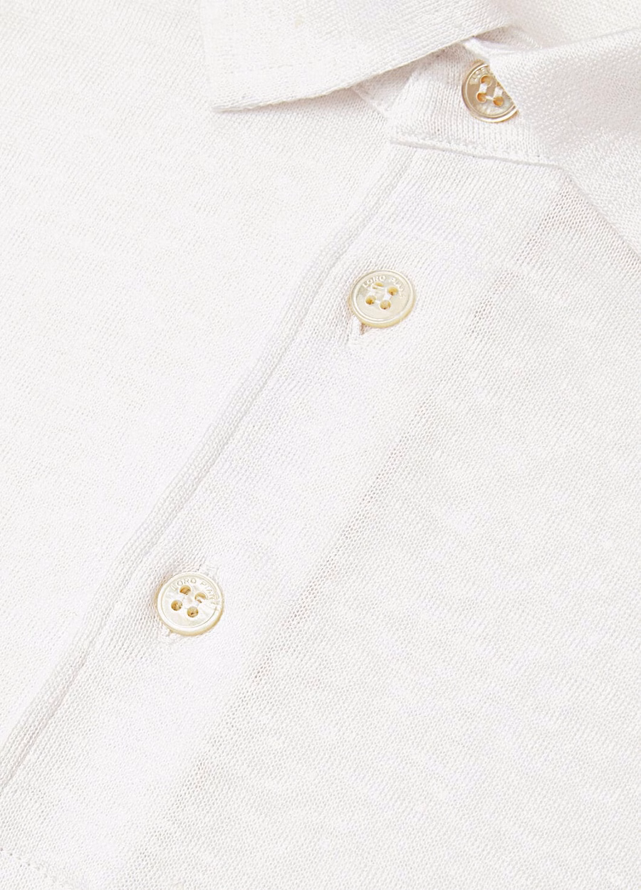 Polo Shirt In Optical White