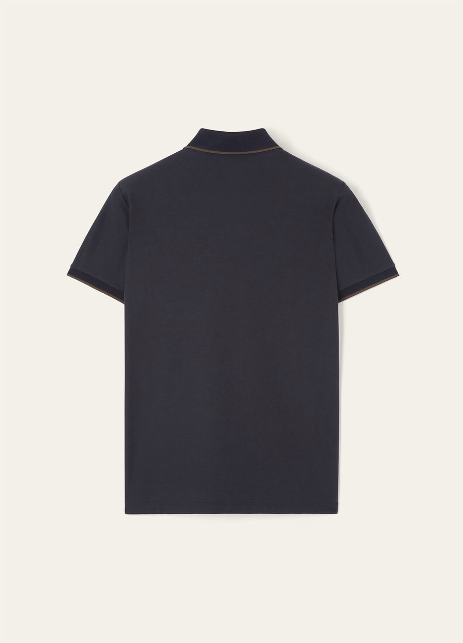 Brentwood Cotton Polo Navy Blue