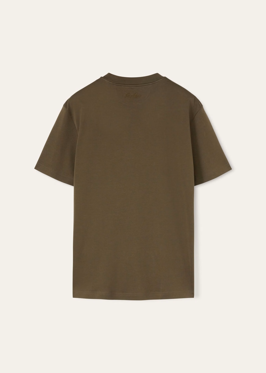 Ray Cotton T-Shirt Charcoal Green