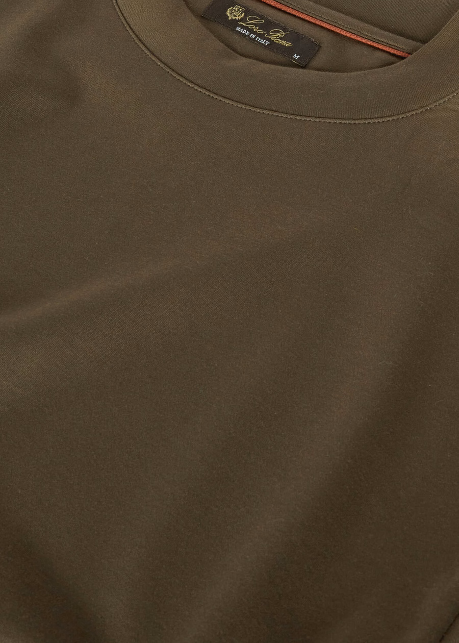 Ray Cotton T-Shirt Charcoal Green