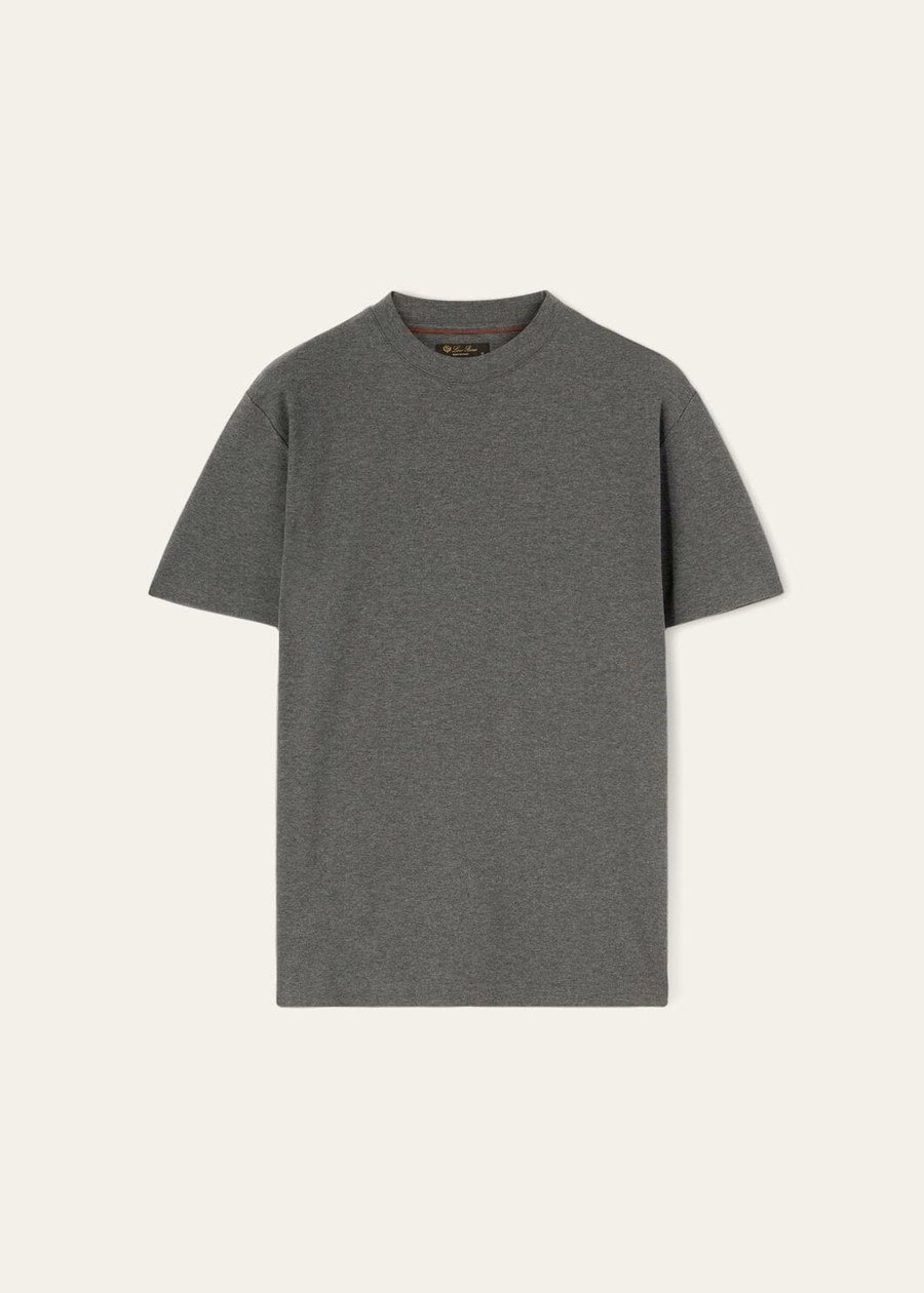 Ray Cotton T-Shirt Grey Melange