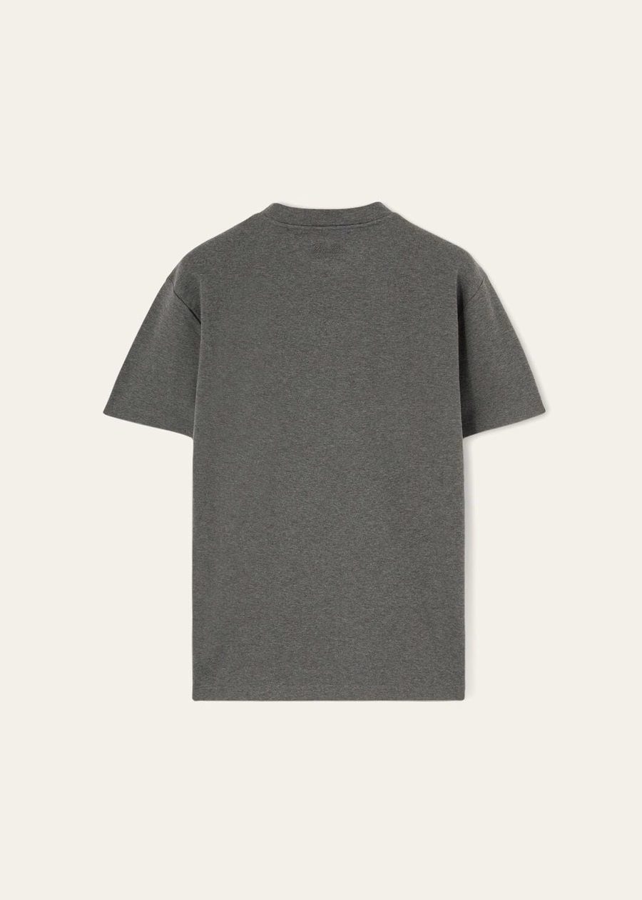 Ray Cotton T-Shirt Grey Melange