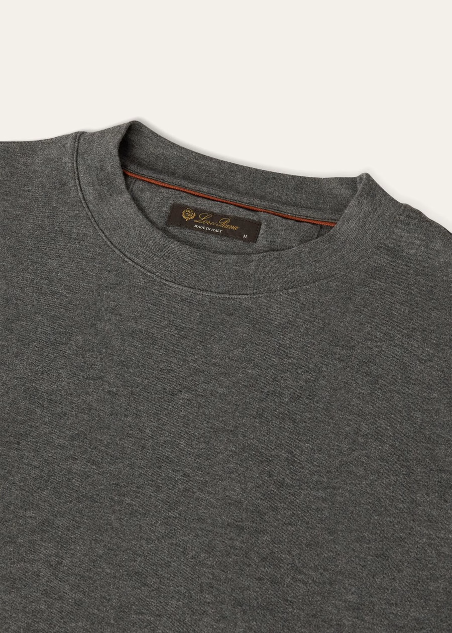 Ray Cotton T-Shirt Grey Melange