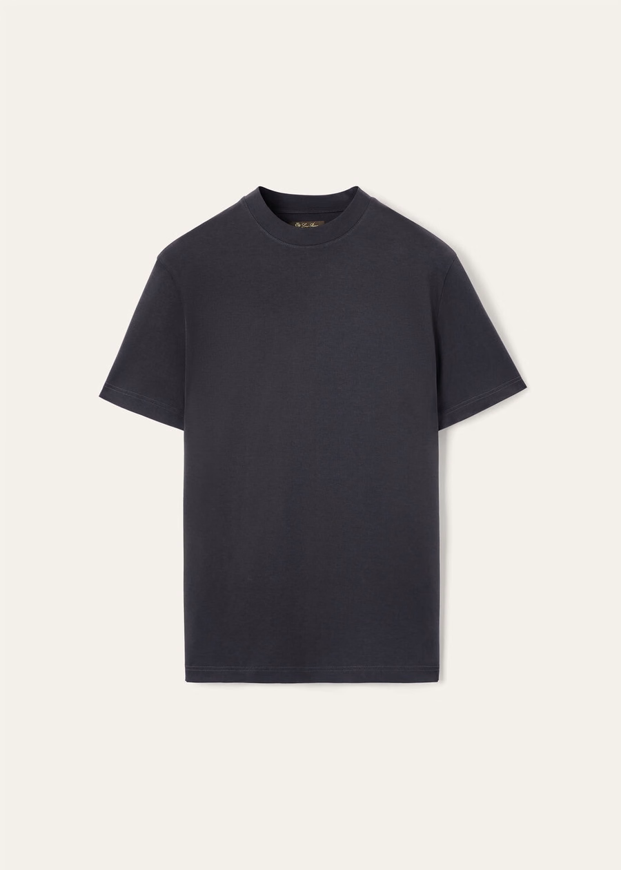 Ray Cotton T-Shirt Navy Blue