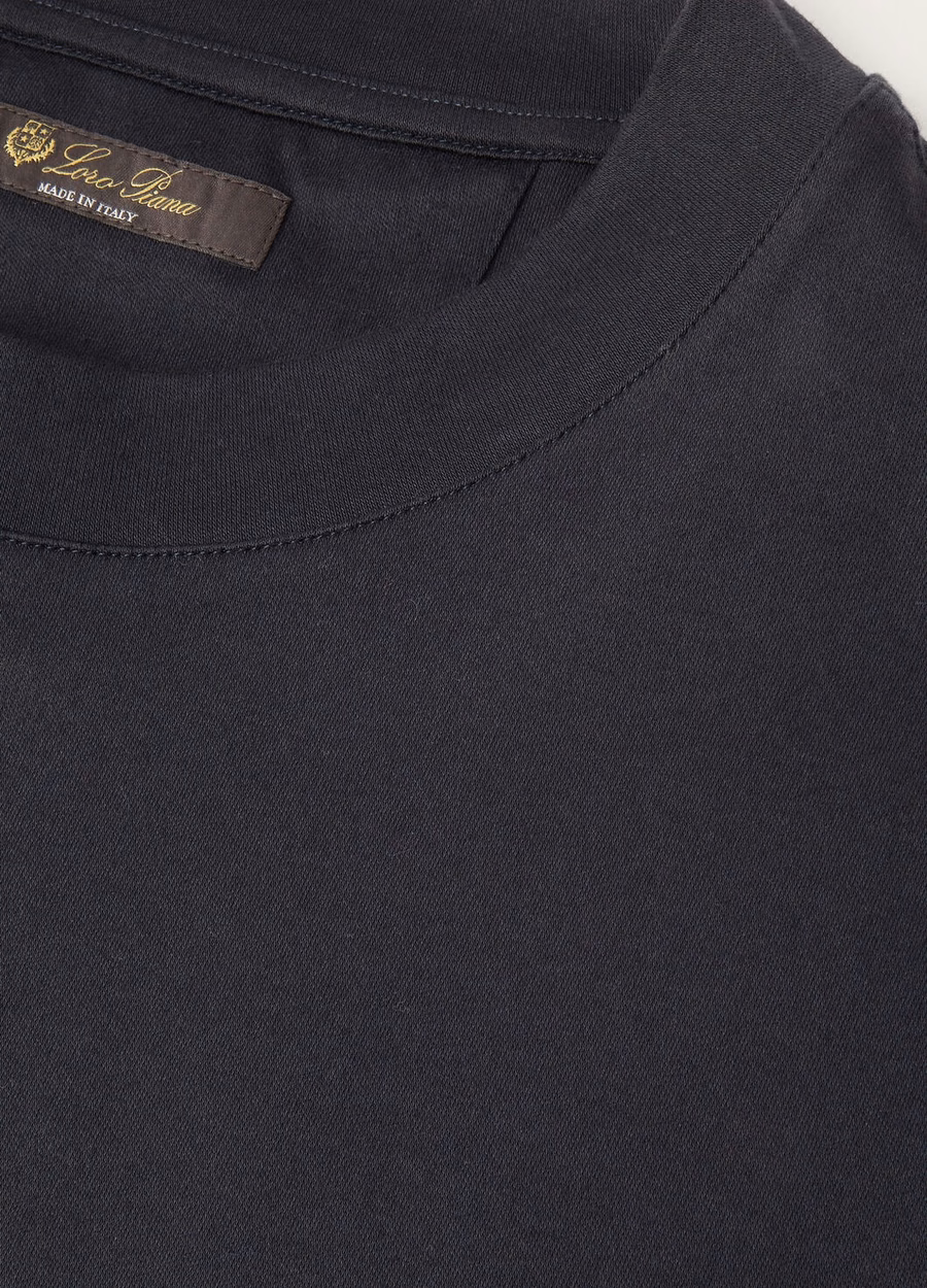 Ray Cotton T-Shirt Navy Blue