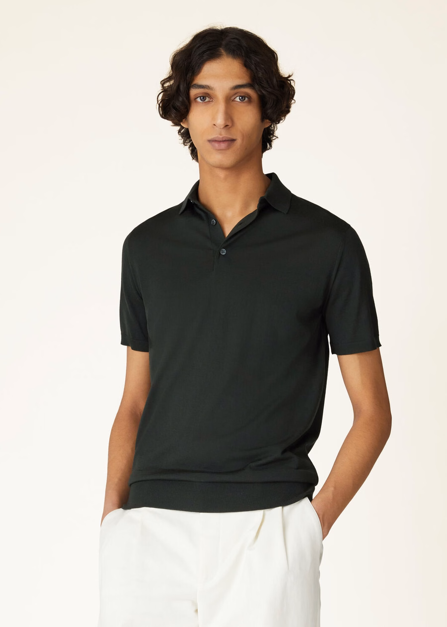 Wish® Wish® Wool Black Forest Polo Shirt