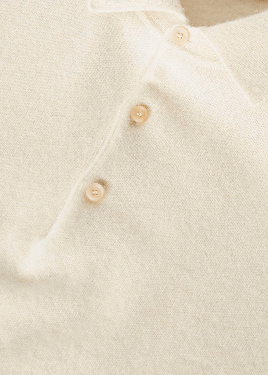 Loro Cashmere Pure Dunes Mel Polo Shirt