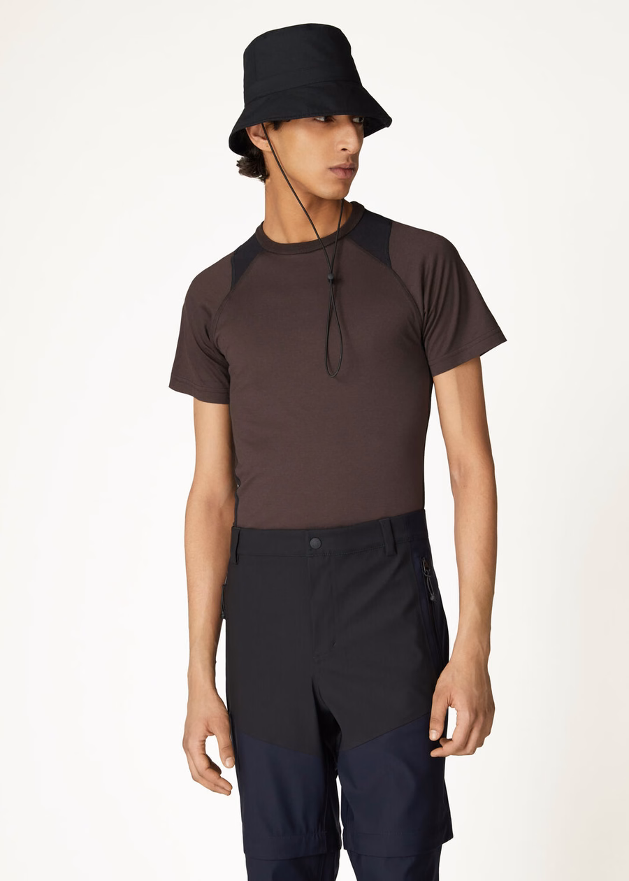 Supramonte Cotton Microfiber T-Shirt Brown