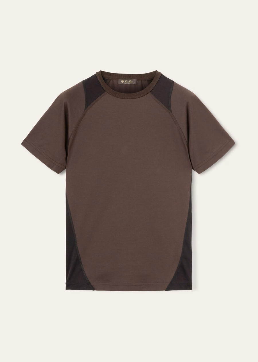 Supramonte Cotton Microfiber T-Shirt Brown