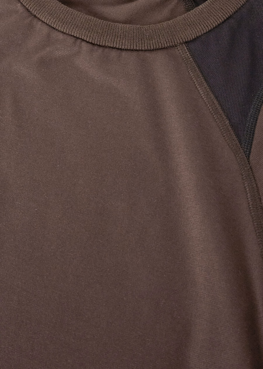 Supramonte Cotton Microfiber T-Shirt Brown