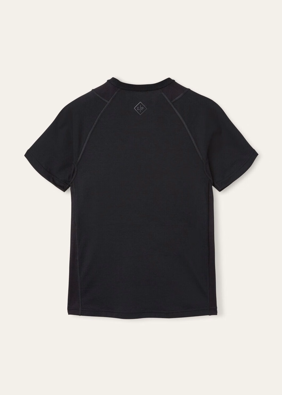 Supramonte Cotton Microfiber T-Shirt Black