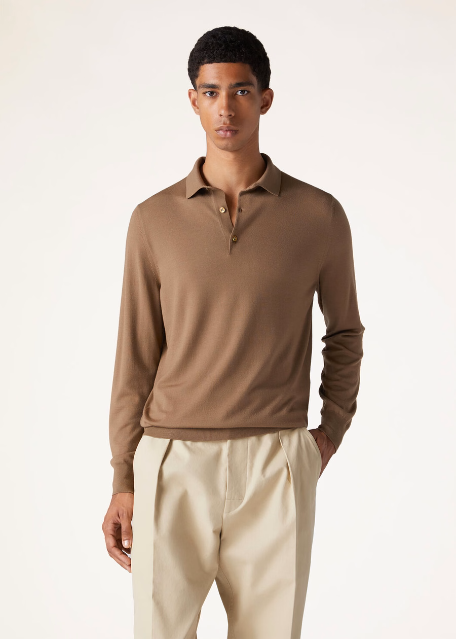 The Gift of Kings® Elm Tree Brown Polo Shirt
