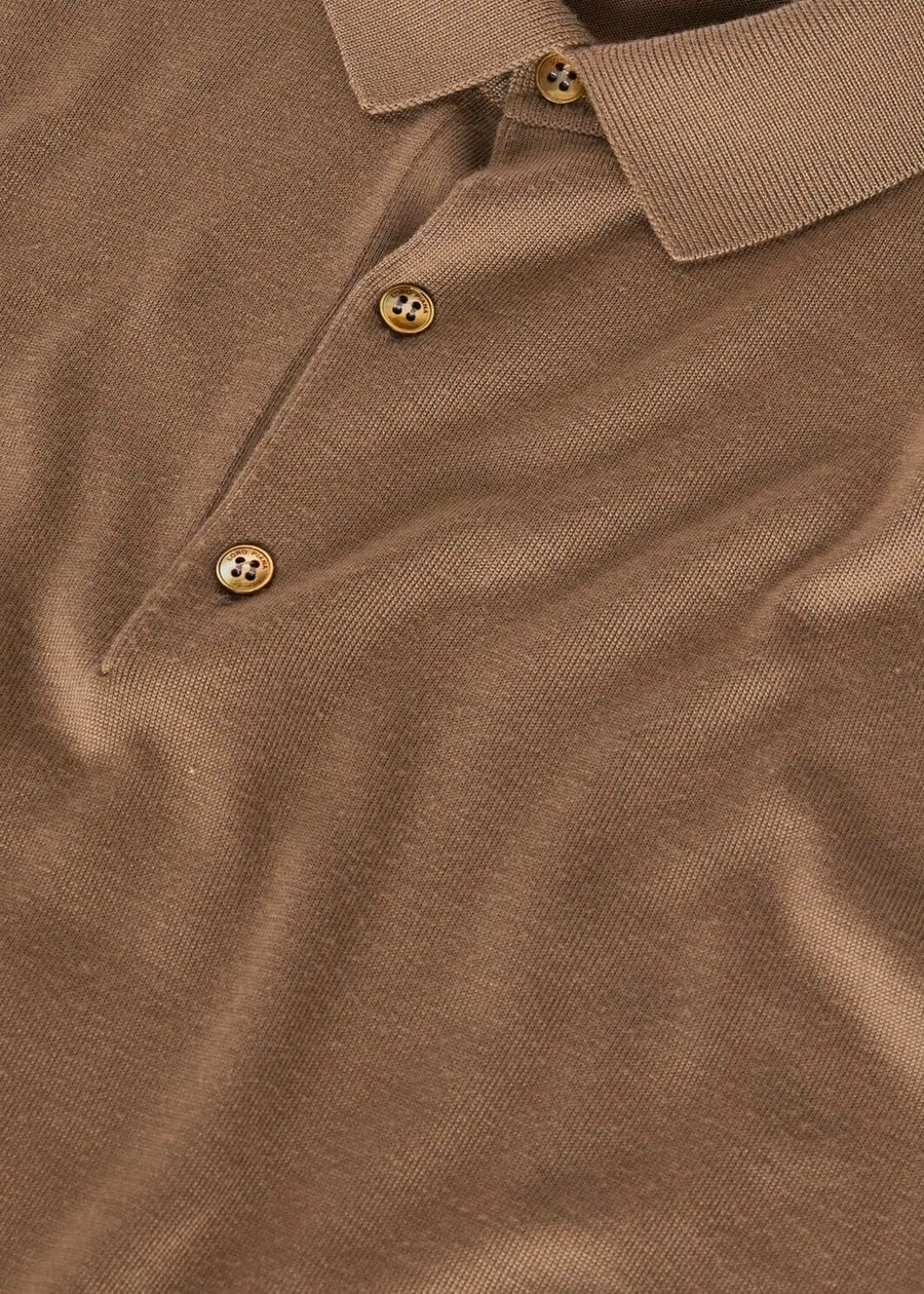 The Gift of Kings® Elm Tree Brown Polo Shirt