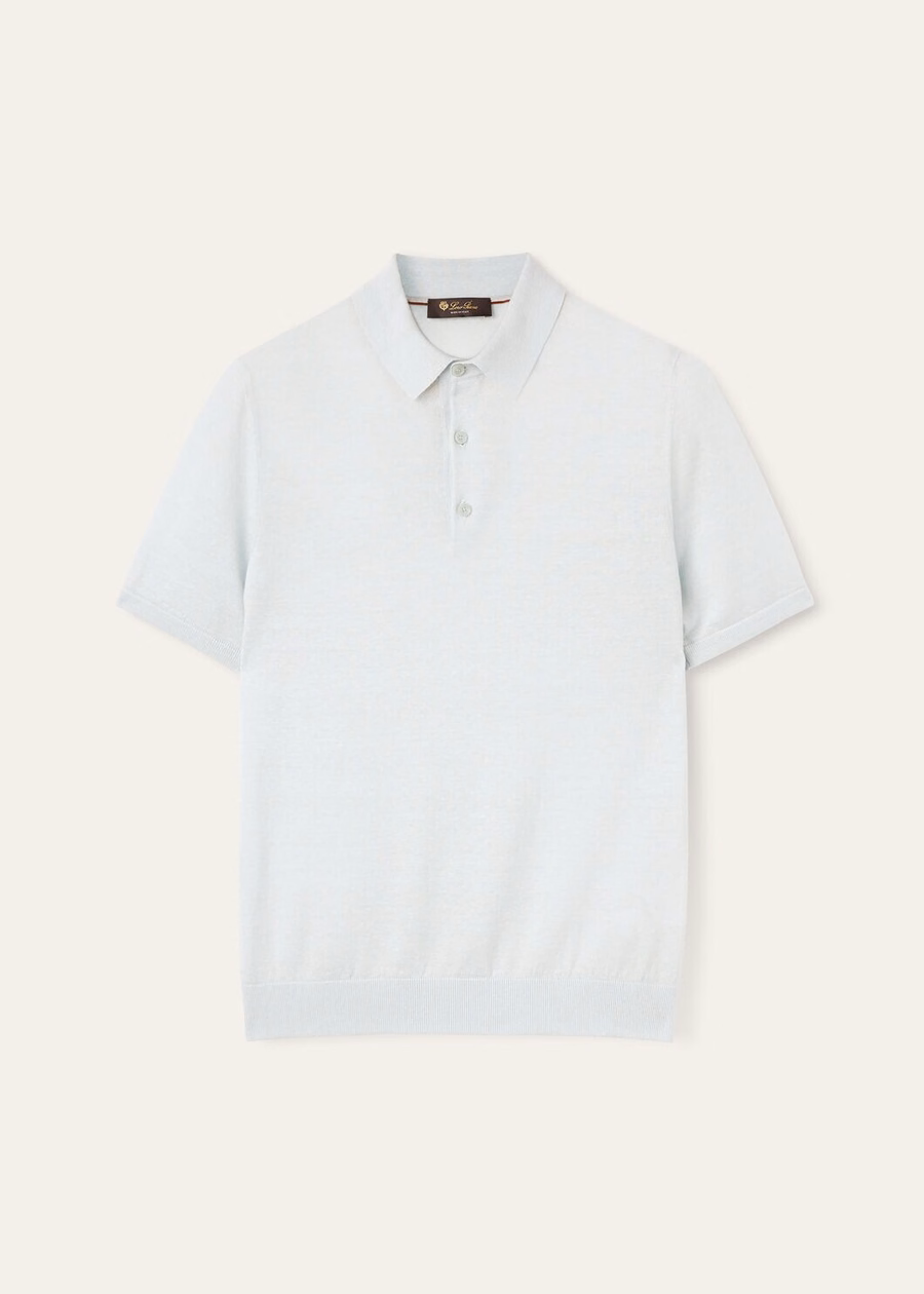 Tranquil Tide Cruise Cashmere Polo Shirt