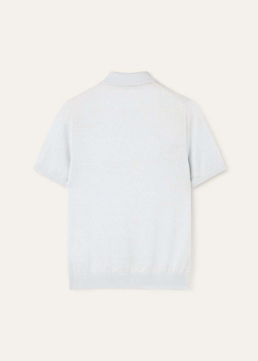 Tranquil Tide Cruise Cashmere Polo Shirt
