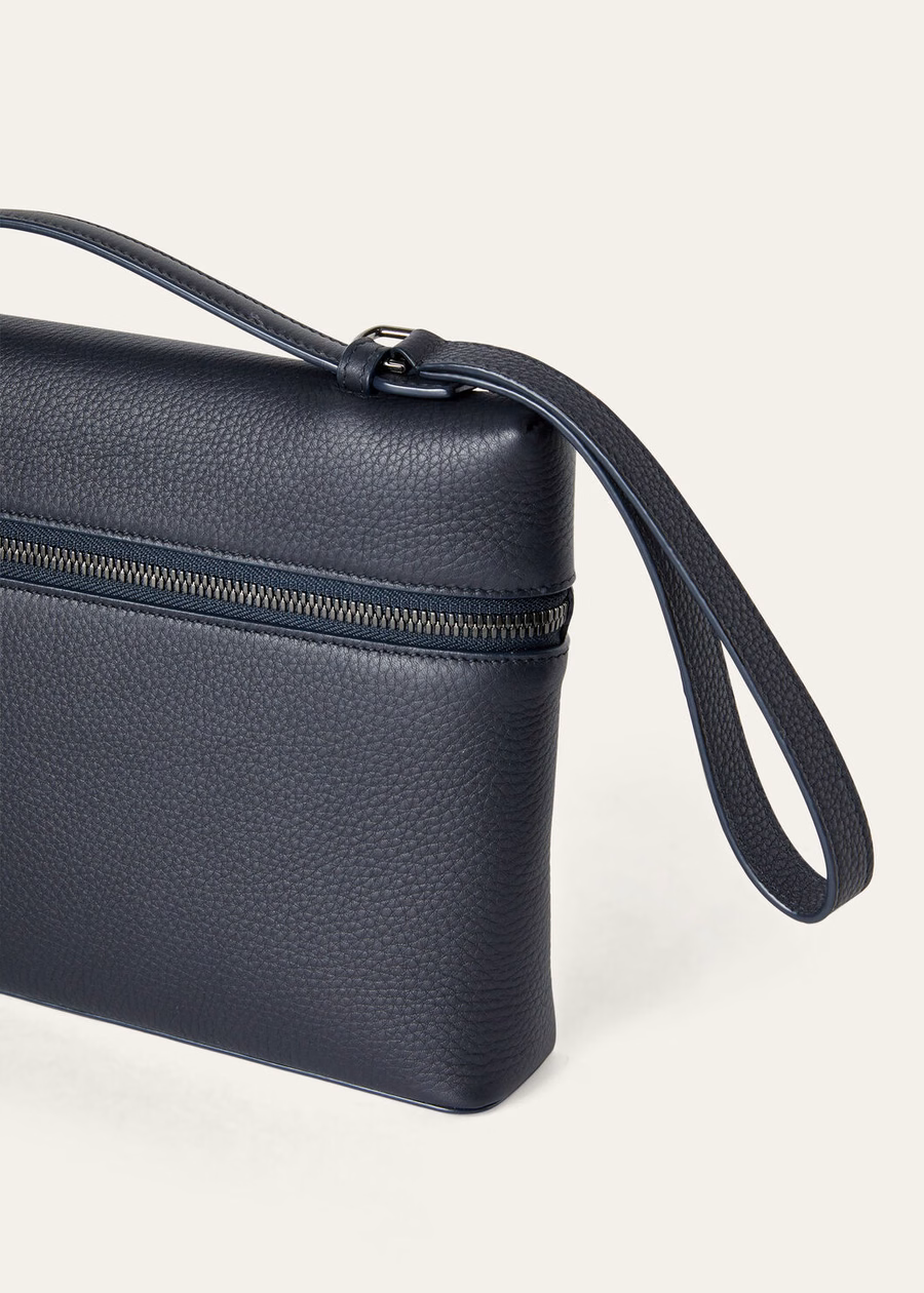 Additional cover L29 in grained calfskin, navy blue/onyx