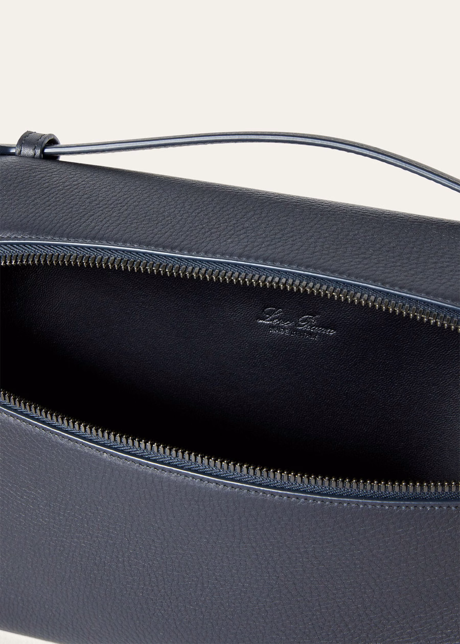 Additional cover L29 in grained calfskin, navy blue/onyx