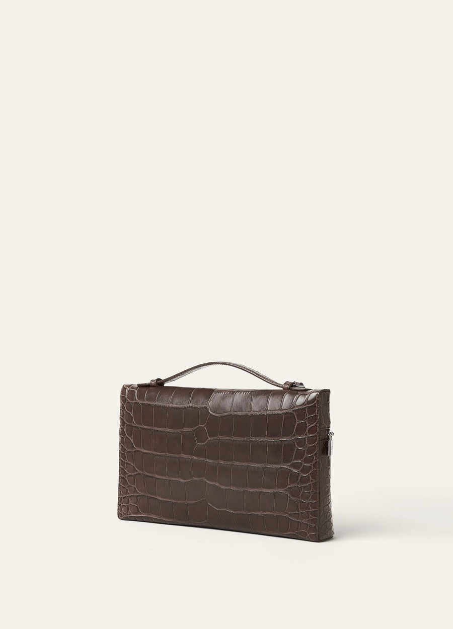 Additional cover L29 Alligator leather Dark chocolate Licorice/Onyx
