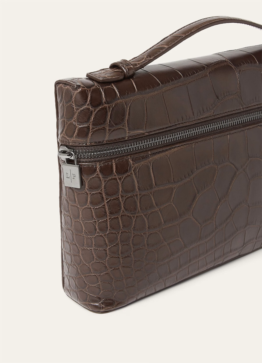 Additional cover L29 Alligator leather Dark chocolate Licorice/Onyx