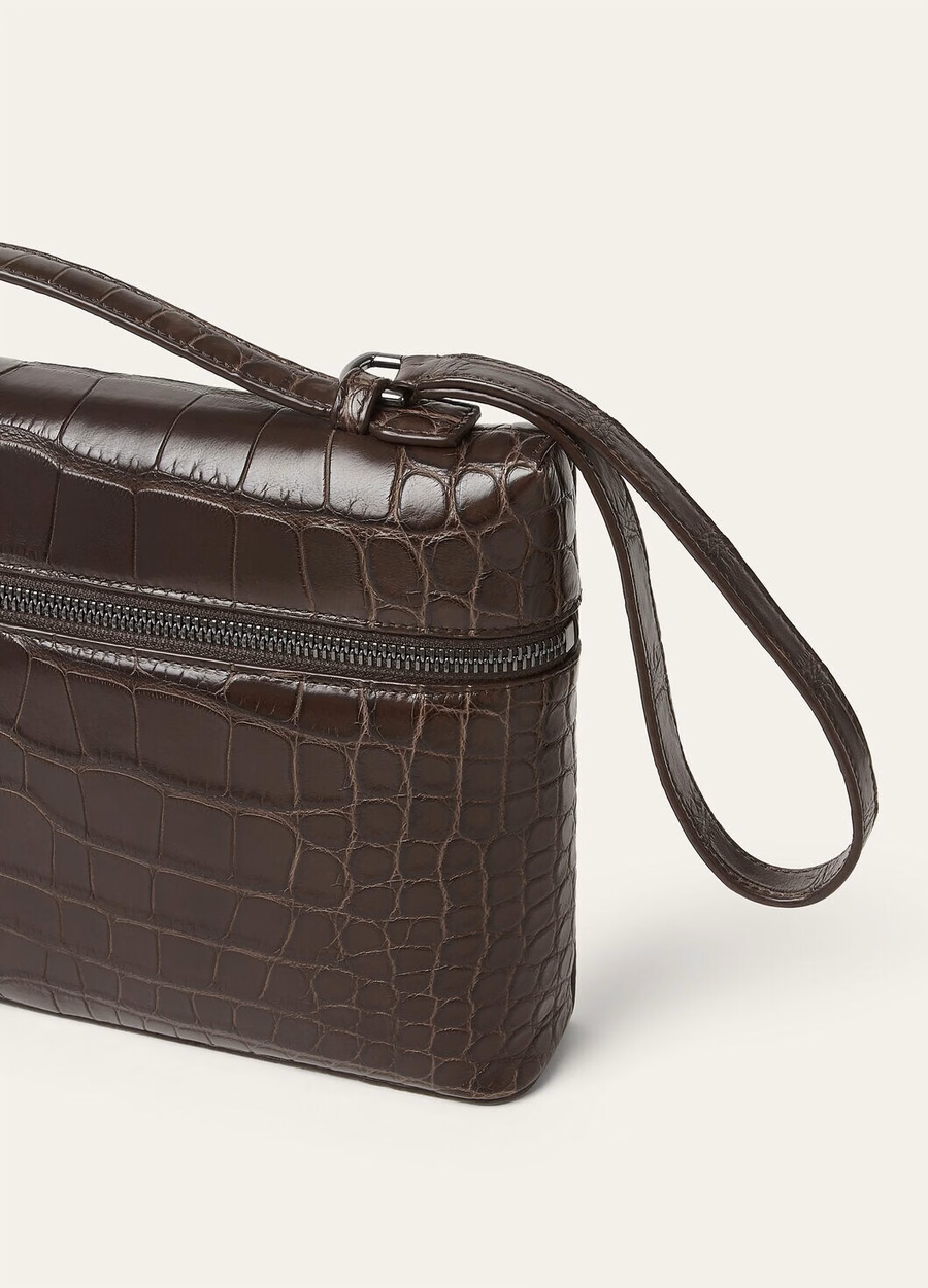 Additional cover L29 Alligator leather Dark chocolate Licorice/Onyx