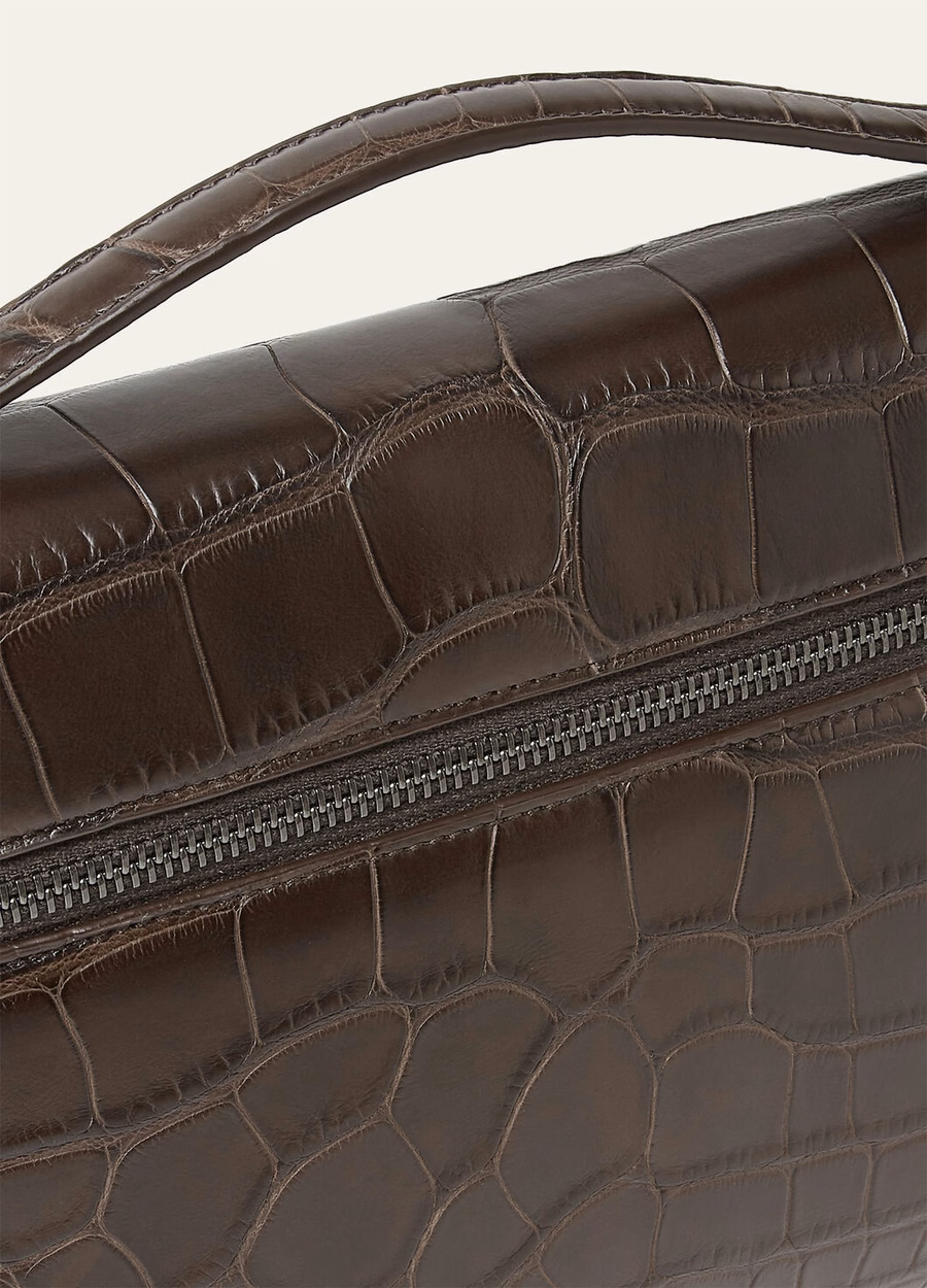 Additional cover L29 Alligator leather Dark chocolate Licorice/Onyx