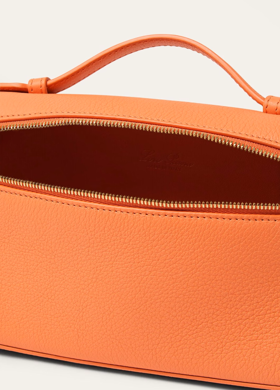 Extra pocket L19 Grained calfskin Carrot Pie/Sun Gold