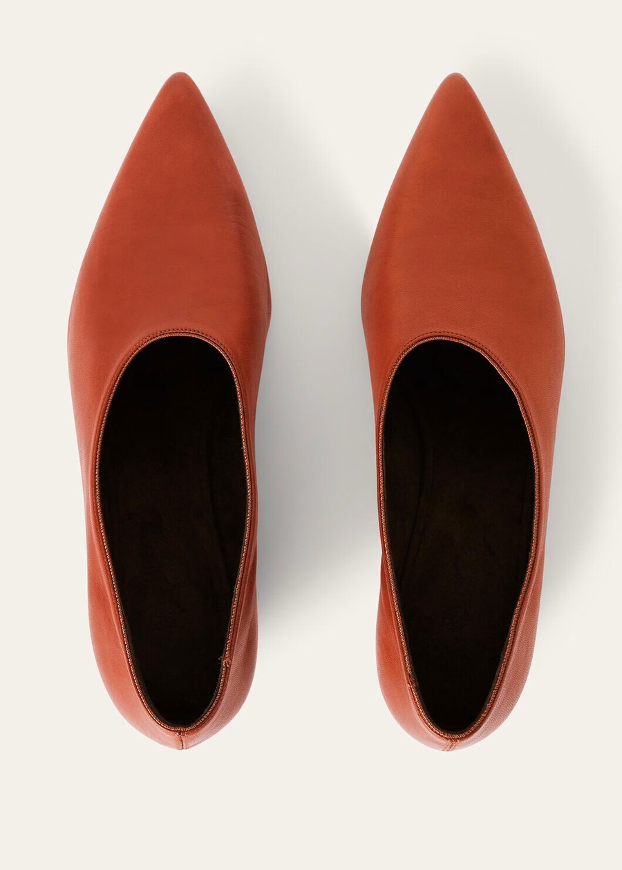 Ayame Court Lambskin Deep Kummel