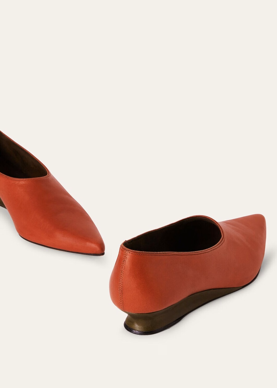 Ayame Court Lambskin Deep Kummel