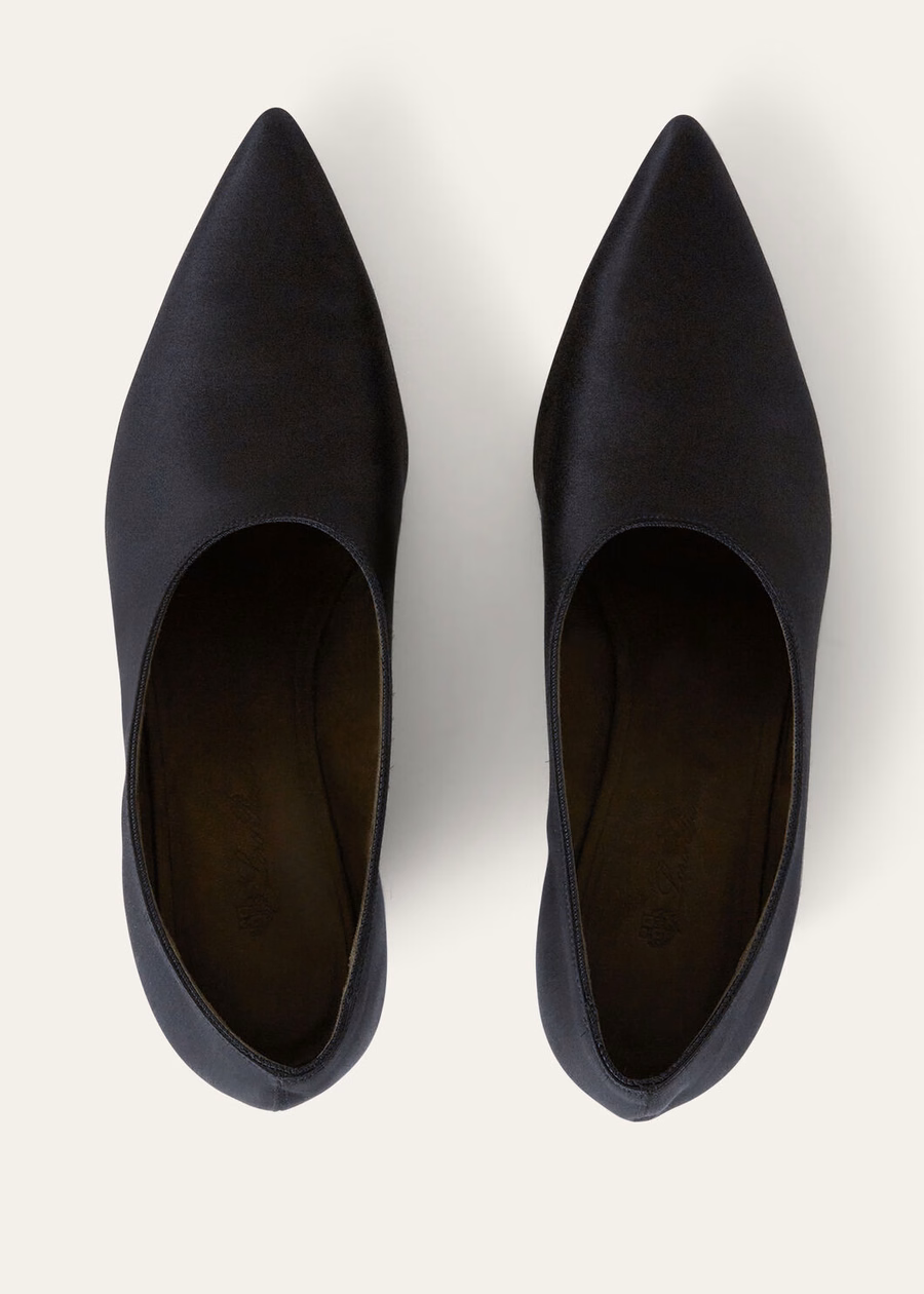 Ayame Court Silk Viscose Black