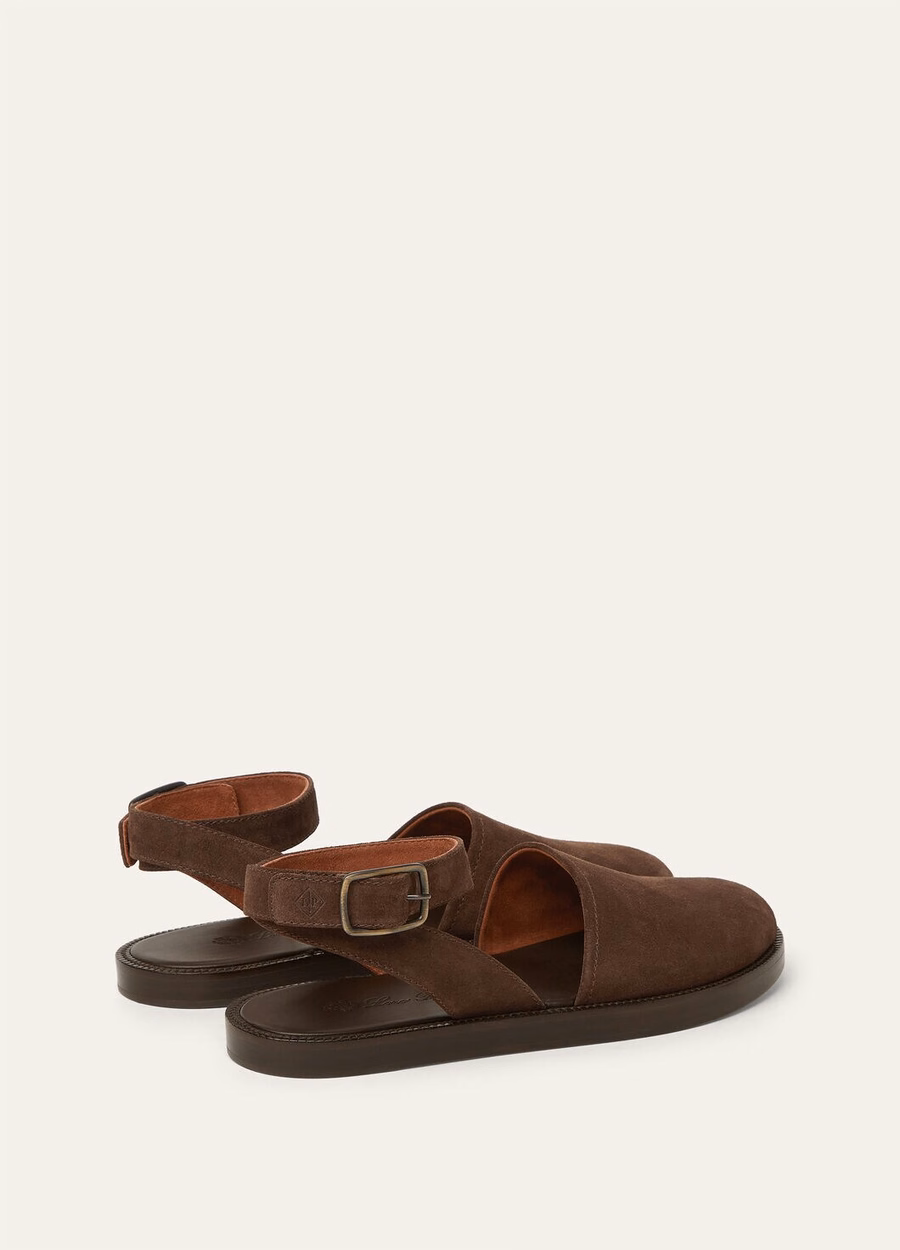 Deia Walk Sandals Chocolate Calfskin