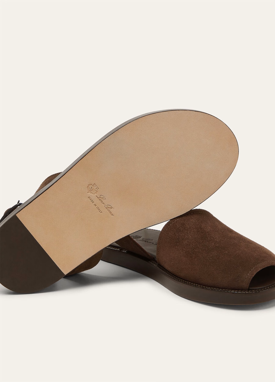 Deia Walk Sandals Chocolate Calfskin