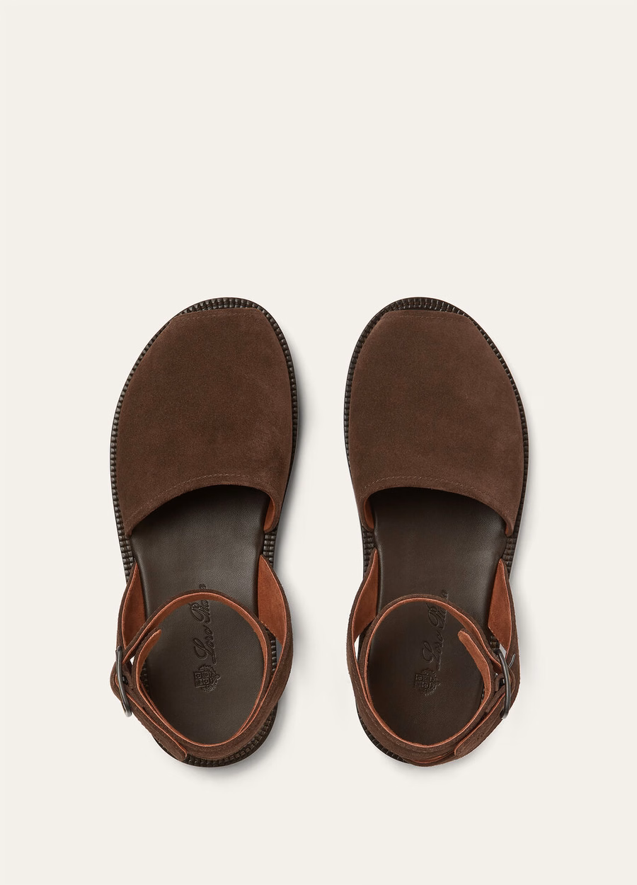 Deia Walk Sandals Chocolate Calfskin