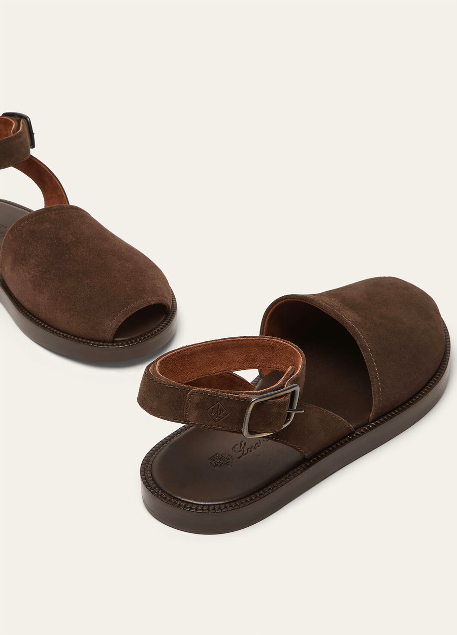 Deia Walk Sandals Chocolate Calfskin