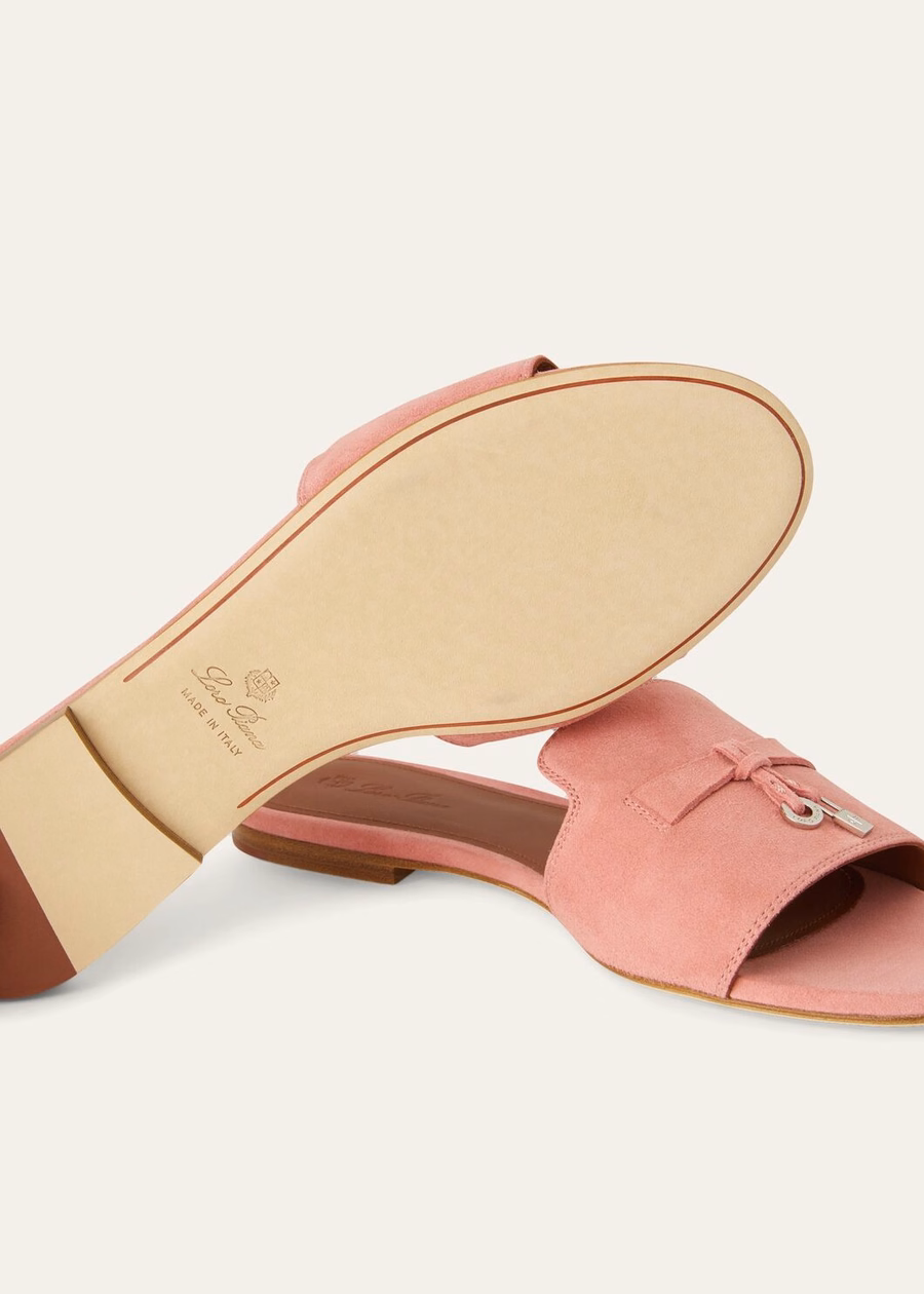 Summer Charms Sandal Suede Goat Halite