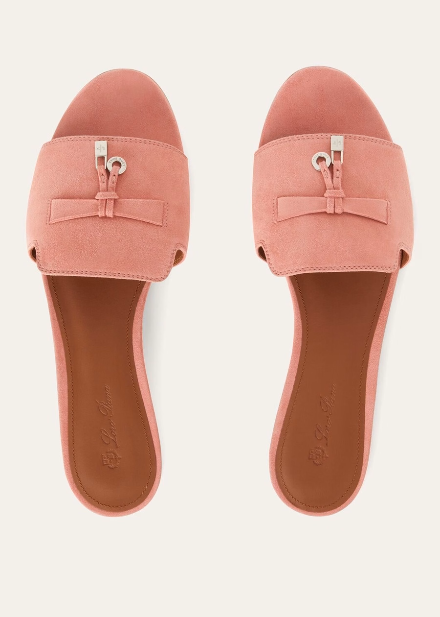 Summer Charms Sandal Suede Goat Halite