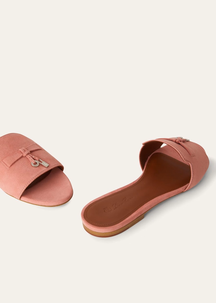 Summer Charms Sandal Suede Goat Halite