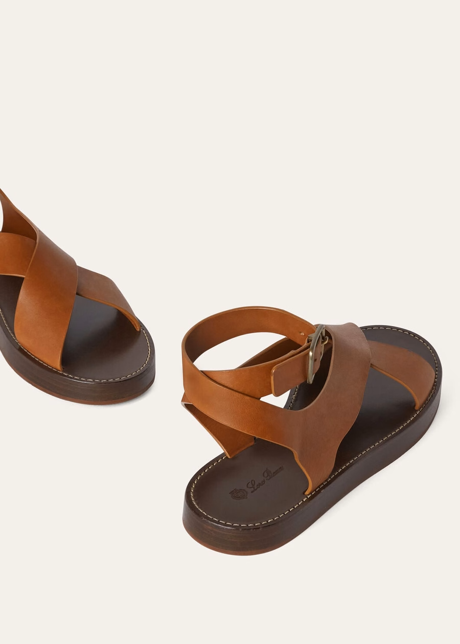 Sumie Sandal Rubber Tanned Gold