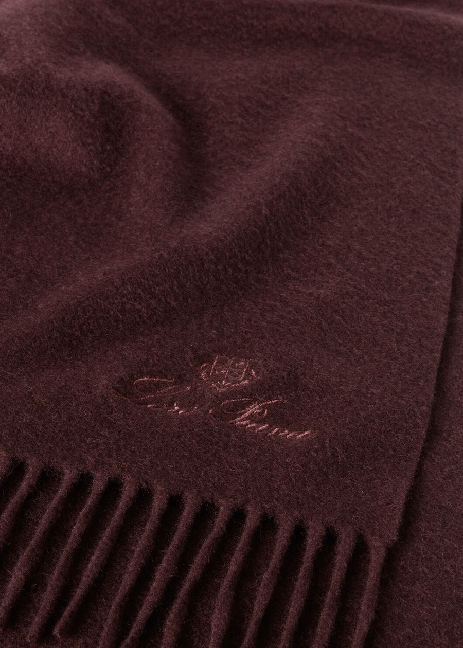 Grande Unita Cashmere Deep Burgundy Scarf