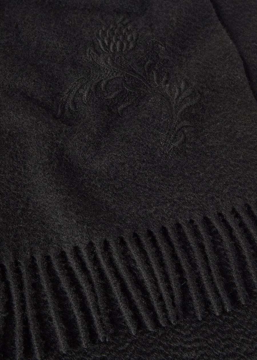 Grande Unita Cashmere Scarf Black