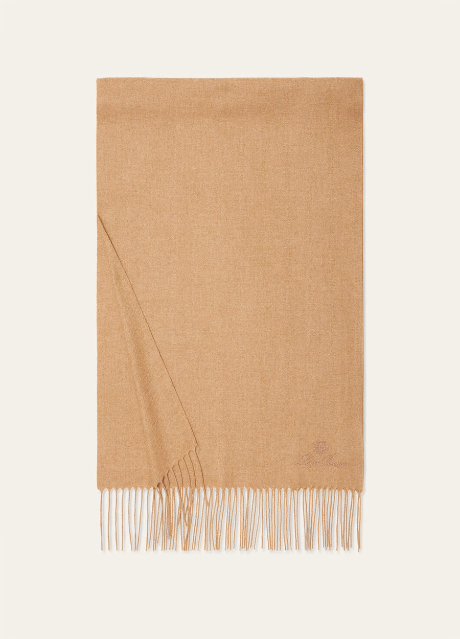 Leggera Grande Unita Cashmere Scarf Acorn Melange