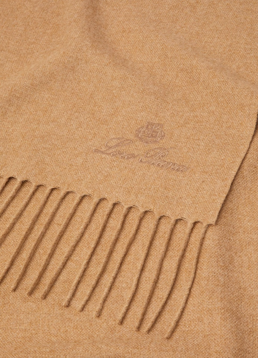 Leggera Grande Unita Cashmere Scarf Acorn Melange