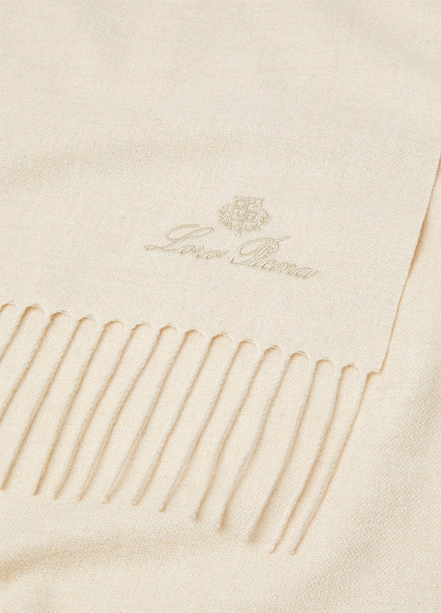 Leggera Grande Scarf Unita Cashmere Natural Melange