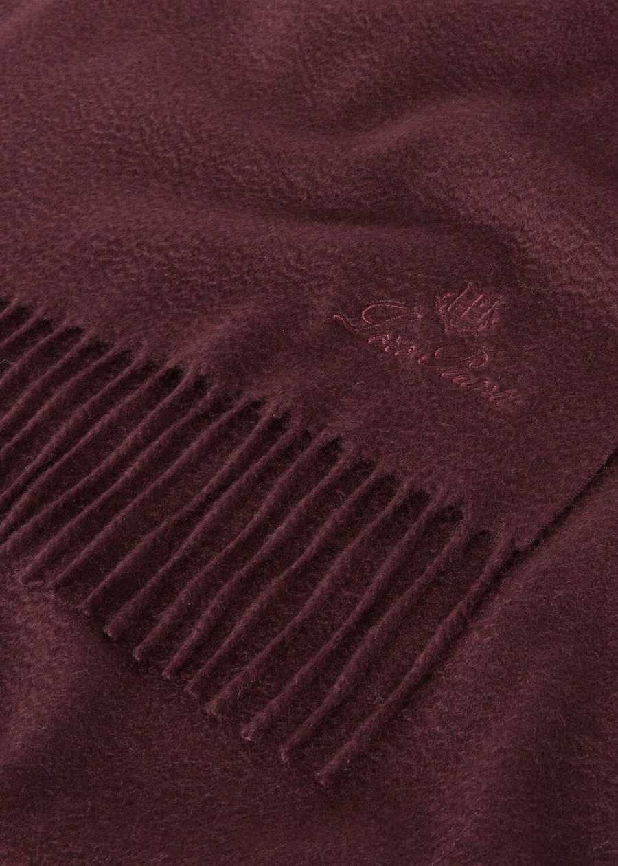 Extra Large Scarf Unita Cashmere Deep Burgundy