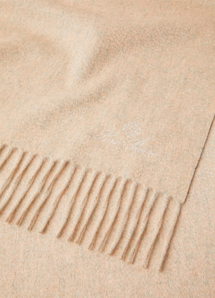 Grande Unita Cashmere Scarf Rosy Granite Melange